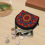 Bohemian Native Mandala Pattern Print Coin Purse