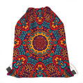 Bohemian Native Mandala Pattern Print Drawstring Bag