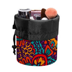 Bohemian Native Mandala Pattern Print Drawstring Makeup Bag