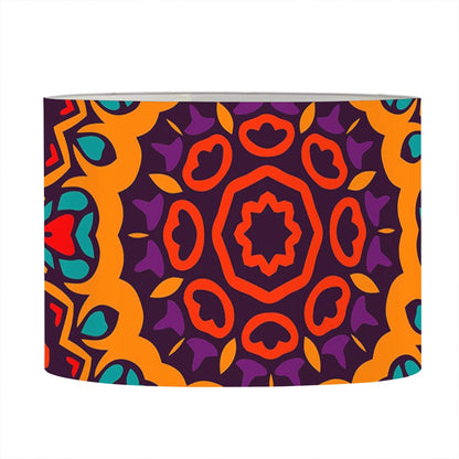 Bohemian Native Mandala Pattern Print Drum Lamp Shade