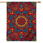 Bohemian Native Mandala Pattern Print House Flag