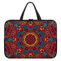 Bohemian Native Mandala Pattern Print Laptop Sleeve With Handle