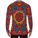 Bohemian Native Mandala Pattern Print Men's Long Sleeve T-Shirt