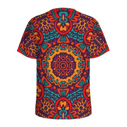 Bohemian Native Mandala Pattern Print Men's Sports T-Shirt