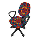 Bohemian Native Mandala Pattern Print Office Chair Cover