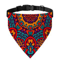 Bohemian Native Mandala Pattern Print Over The Collar Dog Bandana
