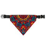 Bohemian Native Mandala Pattern Print Over The Collar Dog Bandana