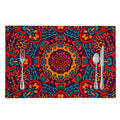 Bohemian Native Mandala Pattern Print Placemat