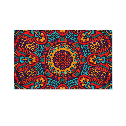 Bohemian Native Mandala Pattern Print Polyester Flag