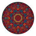 Bohemian Native Mandala Pattern Print Round Floor Mat