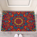 Bohemian Native Mandala Pattern Print Rubber Doormat