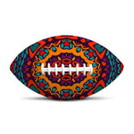 Bohemian Native Mandala Pattern Print Rugby Ball
