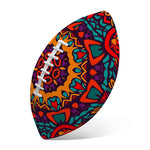 Bohemian Native Mandala Pattern Print Rugby Ball