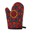 Bohemian Native Mandala Pattern Print Single Oven Mitt