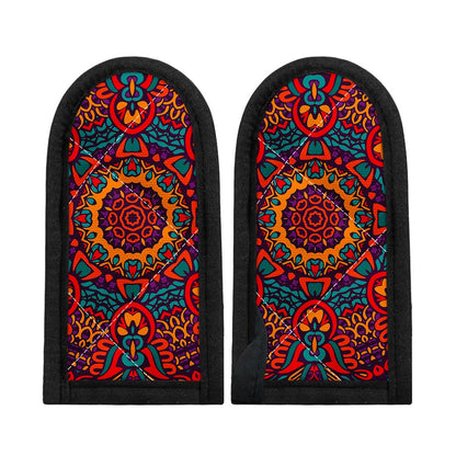 Bohemian Native Mandala Pattern Print Skillet Handle Cover