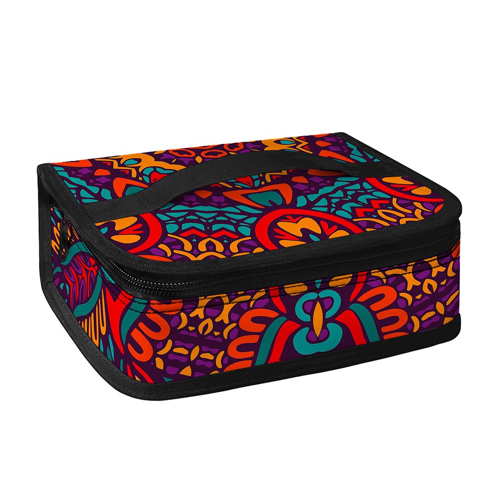Bohemian Native Mandala Pattern Print Small Lunch Bag
