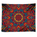 Bohemian Native Mandala Pattern Print Tapestry