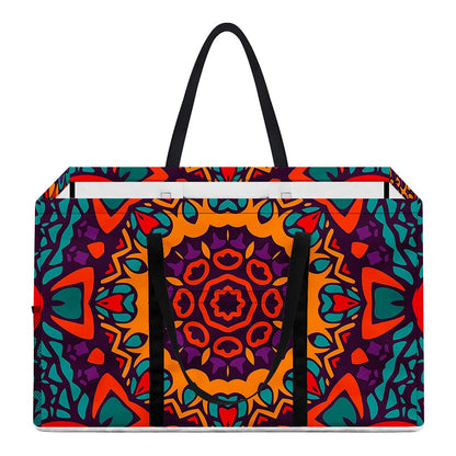 Bohemian Native Mandala Pattern Print Utility Tote Bag