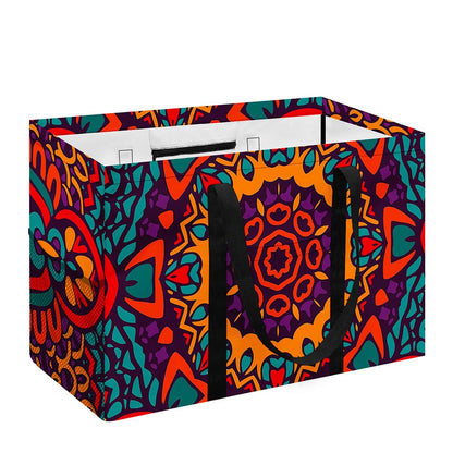Bohemian Native Mandala Pattern Print Utility Tote Bag