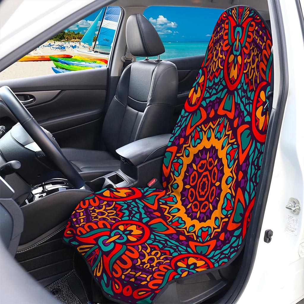 Bohemian Native Mandala Pattern Print Waterproof Car Seat Cover