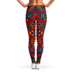 Bohemian Native Mandala Pattern Print Women's Leggings