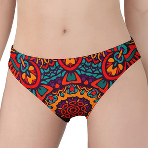 Bohemian Native Mandala Pattern Print Women's Panties