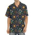 Bohemian Owl Pattern Print Aloha Shirt