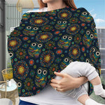 Bohemian Owl Pattern Print Baby Seat Cover