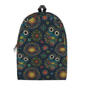 Bohemian Owl Pattern Print School Backpack