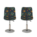 Bohemian Owl Pattern Print Bar Stool Covers