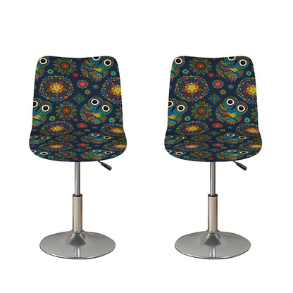 Bohemian Owl Pattern Print Bar Stool Covers