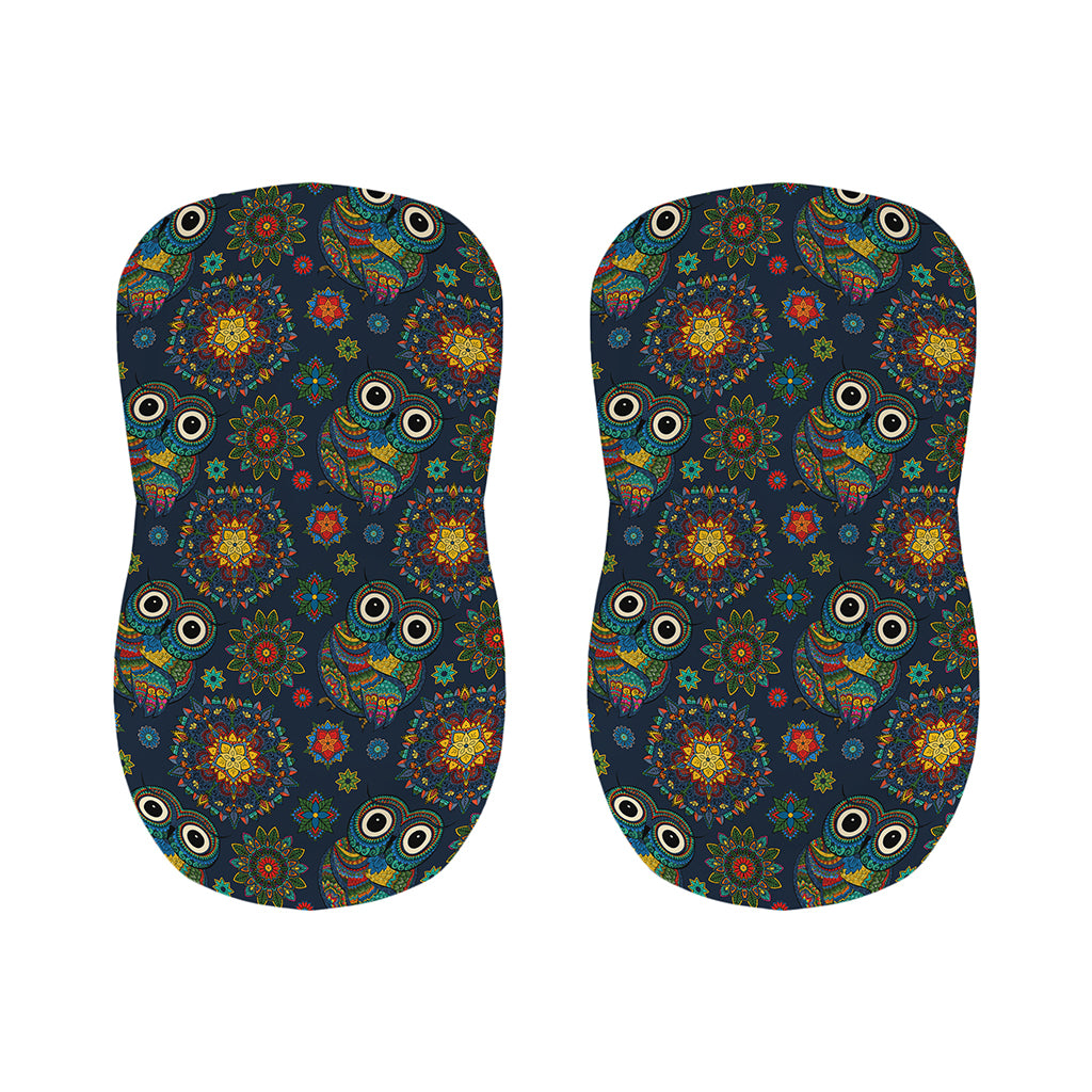 Bohemian Owl Pattern Print Bar Stool Covers