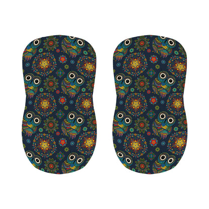 Bohemian Owl Pattern Print Bar Stool Covers