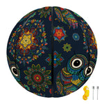 Bohemian Owl Pattern Print Basketball