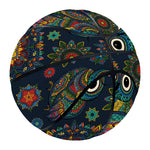 Bohemian Owl Pattern Print Basketball