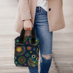 Bohemian Owl Pattern Print Bible Tote Bag