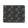 Bohemian Owl Pattern Print Bifold Wallet