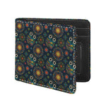 Bohemian Owl Pattern Print Bifold Wallet