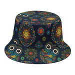 Bohemian Owl Pattern Print Bucket Hat