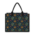 Bohemian Owl Pattern Print Canvas Tote Bag