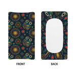 Bohemian Owl Pattern Print Changing Pad Cover