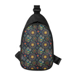 Bohemian Owl Pattern Print Chest Bag