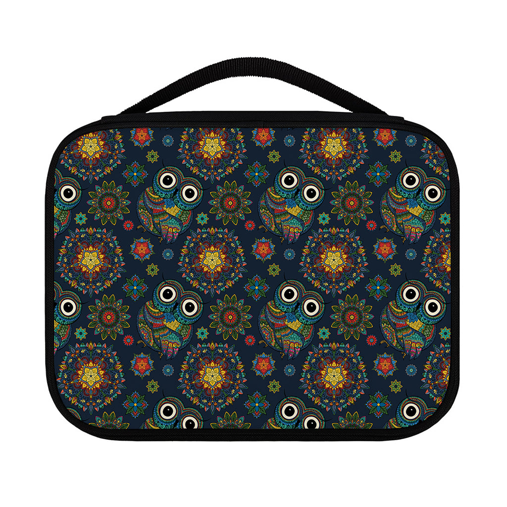 Bohemian Owl Pattern Print Classic Bible Case