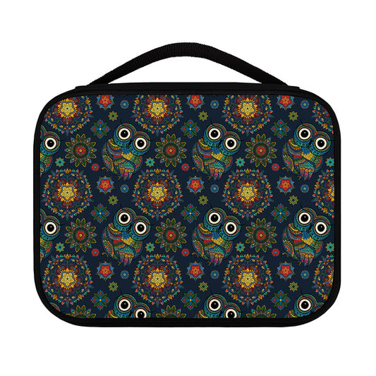 Bohemian Owl Pattern Print Classic Bible Case