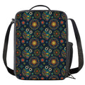 Bohemian Owl Pattern Print Crossbody Lunch Bag