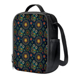 Bohemian Owl Pattern Print Crossbody Lunch Bag