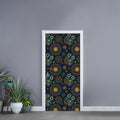 Bohemian Owl Pattern Print Door Sticker