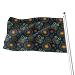 Bohemian Owl Pattern Print Flag