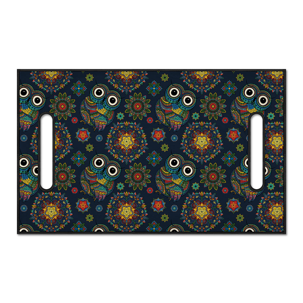 Bohemian Owl Pattern Print Golf Cart Seat Cover