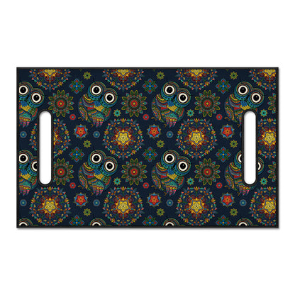 Bohemian Owl Pattern Print Golf Cart Seat Cover